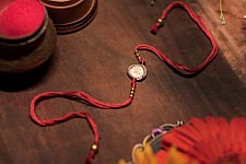 Dhokra Brass ❂ Handmade Simple Rakhi 