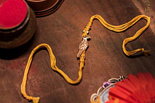 Dhokra Brass ❂ Handmade Rakhi - Bird