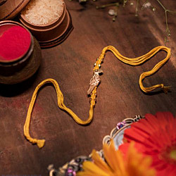 Dhokra Brass ❂ Handmade Rakhi - Bird