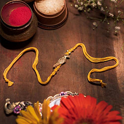 Dhokra Brass ❂ Handmade Rakhi - Bird