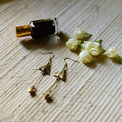 Prabha . प्रभा | Boho Dhokra Brass Earring