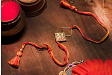 Dhokra Brass ❂ Handmade Rakhi - C