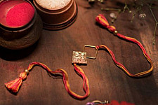 Dhokra Brass ❂ Handmade Rakhi - C