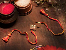 Dhokra Brass ❂ Handmade Rakhi - C