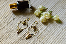 Prabha . प्रभा | Unique Dhokra Brass Earring