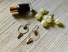 Prabha . प्रभा | Unique Dhokra Brass Earring