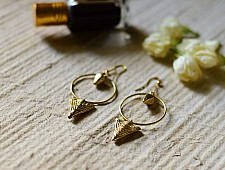 Prabha . प्रभा | Unique Dhokra Brass Earring