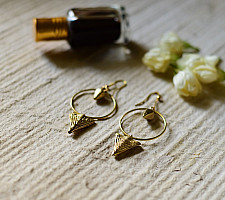 Prabha . प्रभा | Unique Dhokra Brass Earring