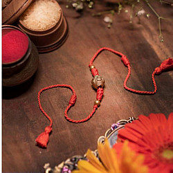 Dhokra Brass ❂ Handmade Dhokra  Rakhi 