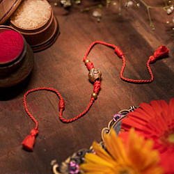 Dhokra Brass ❂ Handmade Dhokra  Rakhi 