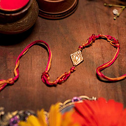 Dhokra Brass ❂ Handmade Rakhi - H
