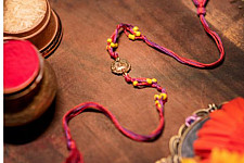Dhokra Brass ❂ Handmade Rakhi - I
