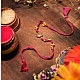 shop handmade dhokra brass rakhi