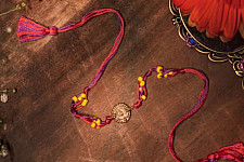 Dhokra Brass ❂ Handmade Rakhi - I