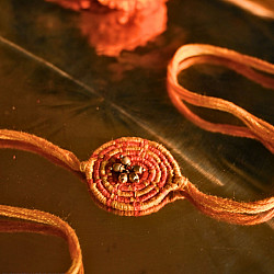 Dhokra Brass ❂ Handmade Rakhi - Chakra