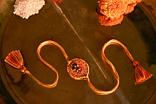 Dhokra Brass ❂ Handmade Rakhi - Chakra