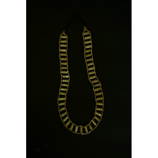 handmade dholra brass necklace