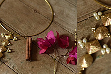 Prabha . प्रभा ❄ Handmade Brass Dhokra - Hasali Type Necklace