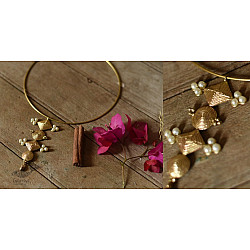 Prabha . प्रभा ❄ Handmade Brass Dhokra - Hasali Type Necklace