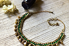 Prabha . Dhokra ~ Brass Necklace 10