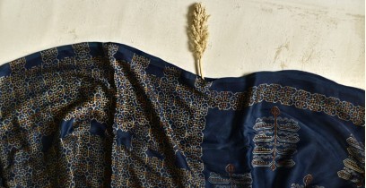 Shruti ❋ Ajrakh Modal Silk Saree ❋ A