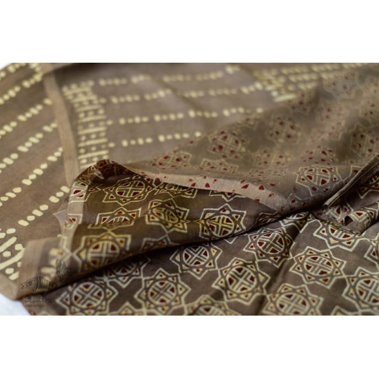 Shruti ❋ Ajrakh Modal Silk Saree ❋ B