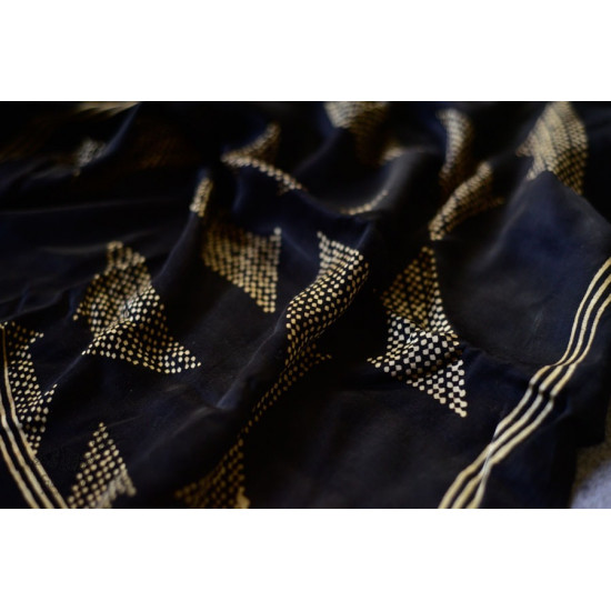 Shruti ❋ Ajrakh Modal Silk Stole ❋ C