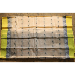 मलय ✽ Handloom Cotton Zari Saree With Buti ✽ 2