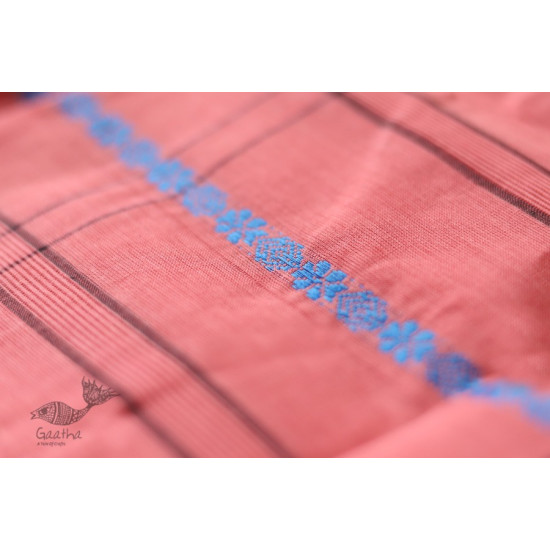 मलय ✽ Handloom Cotton Zari Saree With Buti ✽ 9