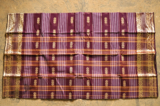 मलय ✽ Handloom Cotton Zari Saree With Buti ✽ 13