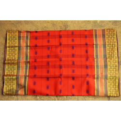 मलय ✽ Handloom Cotton Zari Saree With Buti ✽ 22