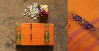 मलय ✽ Handloom Cotton Zari Saree With Buti ✽ 18