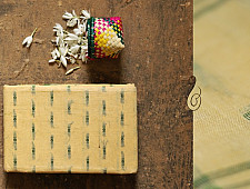 मलय ✽ Handloom Cotton Zari Saree With Buti ✽ 3