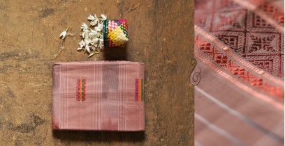 मलय ✽ Handloom Cotton Zari Saree With Buti ✽ 4