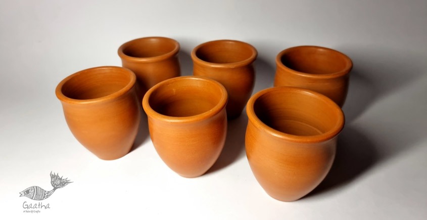Terracotta Handmade Kitchenware- Kulhad (Set of 6)