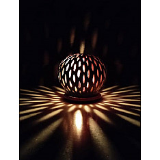 Mittihub ☢ Terracotta ☢ Tea Light Holder - Semi Oval 