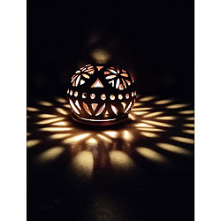 Mittihub ☢ Terracotta ☢ Round Tea Light Holder