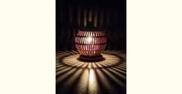 Mittihub ☢ Terracotta ☢ Tea Light Holder - Semi Oval Rectangle Cuts 