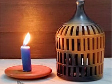 Mittihub ☢ Terracotta ☢ Tea Light Symmetrical