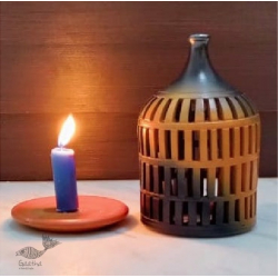 Mittihub ☢ Terracotta ☢ Tea Light Symmetrical