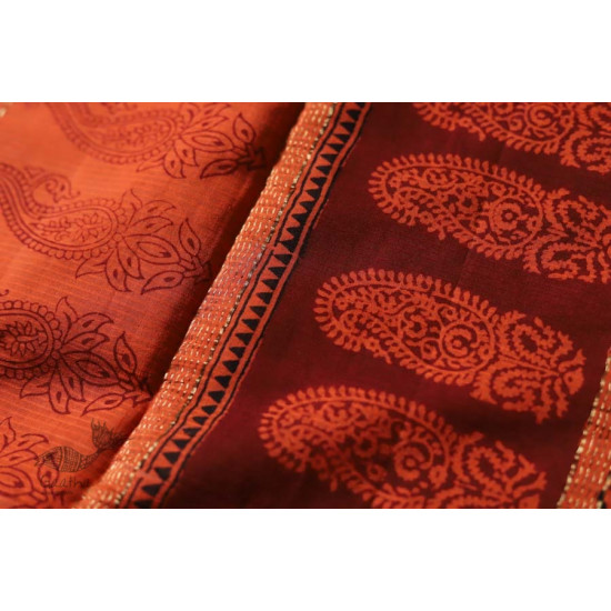 Chinmayi * Bagh Printed . Maheshwari Saree * 9