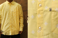 रंगरेज / Rangrez ❂ Block Printed . Fine Cotton Shirt  (Full Sleeve )❂ 16