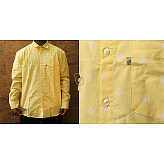 रंगरेज / Rangrez ❂ Block Printed . Fine Cotton Shirt  (Full Sleeve )❂ 16