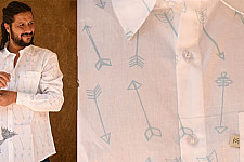 Rangrez . रंगरेज ❂ Block Printed . Fine Cotton Shirt