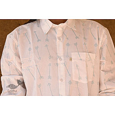 Rangrez . रंगरेज ❂ Block Printed . Fine Cotton Shirt