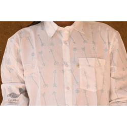 Rangrez . रंगरेज ❂ Block Printed . Fine Cotton Shirt