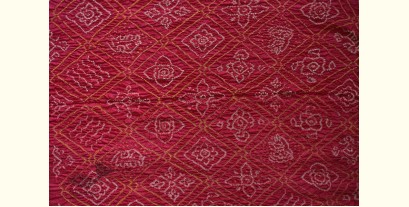 Chit-Chor ⍟ Gajji Silk Bandhani ( Tie & Dyed ) Saree ⍟ 11