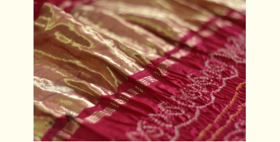 Chit-Chor ⍟ Gajji Silk Bandhani ( Tie & Dyed ) Saree ⍟ 11