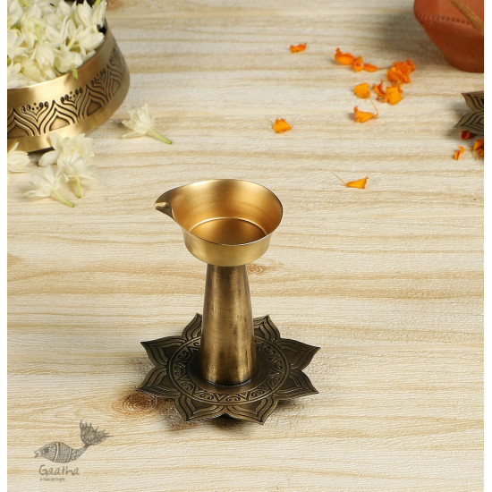 shop online Brass diya with stand