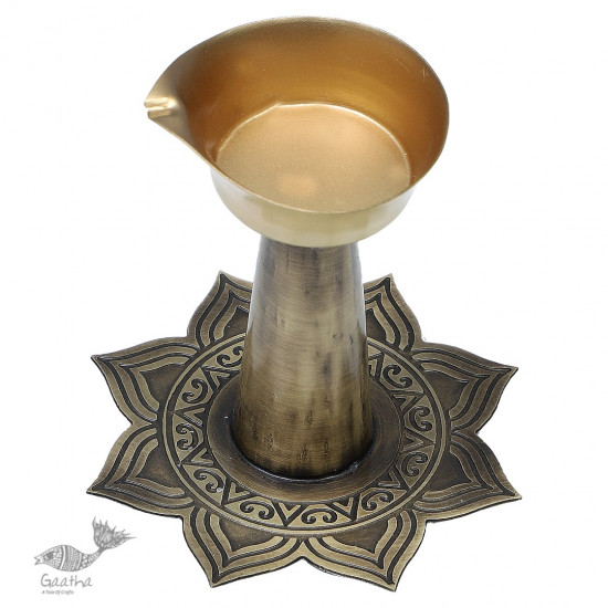 shop online Brass diya with stand